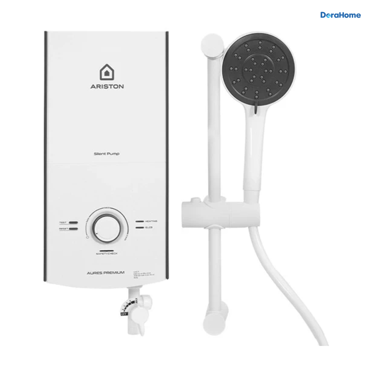 Máy nước nóng trực tiếp Ariston AURES PREMIUM 4.5P Ivory